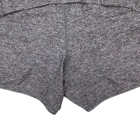 Lululemon Run Times Shorts 8 Heather Lux Multi Black Mid Rise Built In Brief - Picture 11 of 14